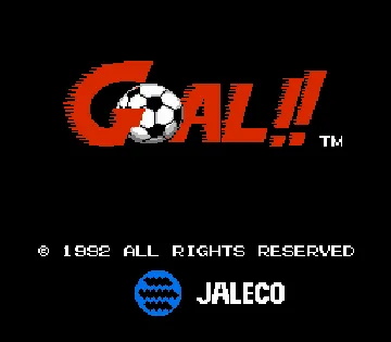 Goal!! (Japan) screen shot title